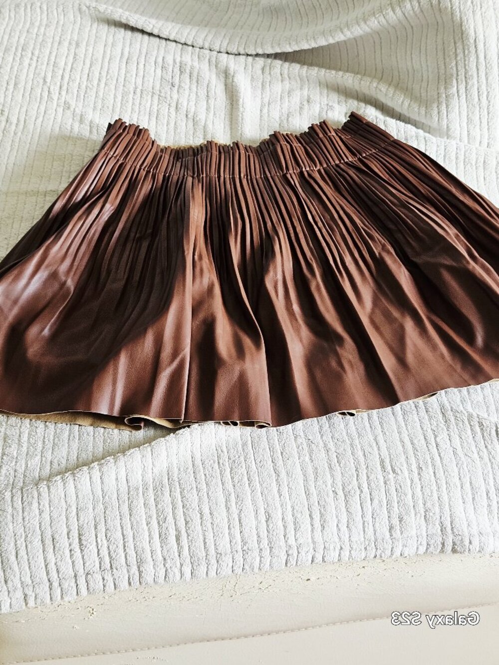 Leather Mini skiry